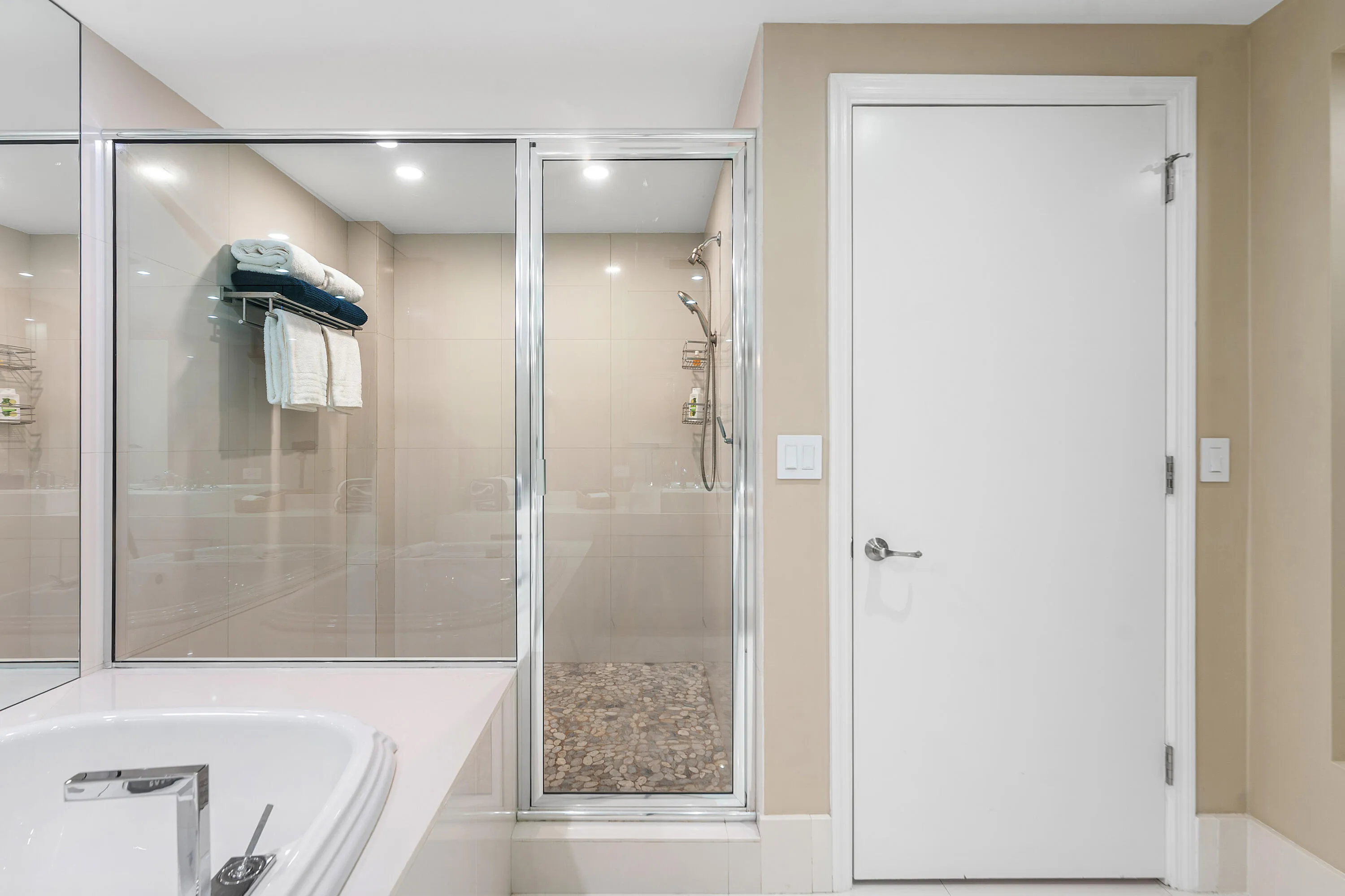 Shower and Tub in Primary Bath