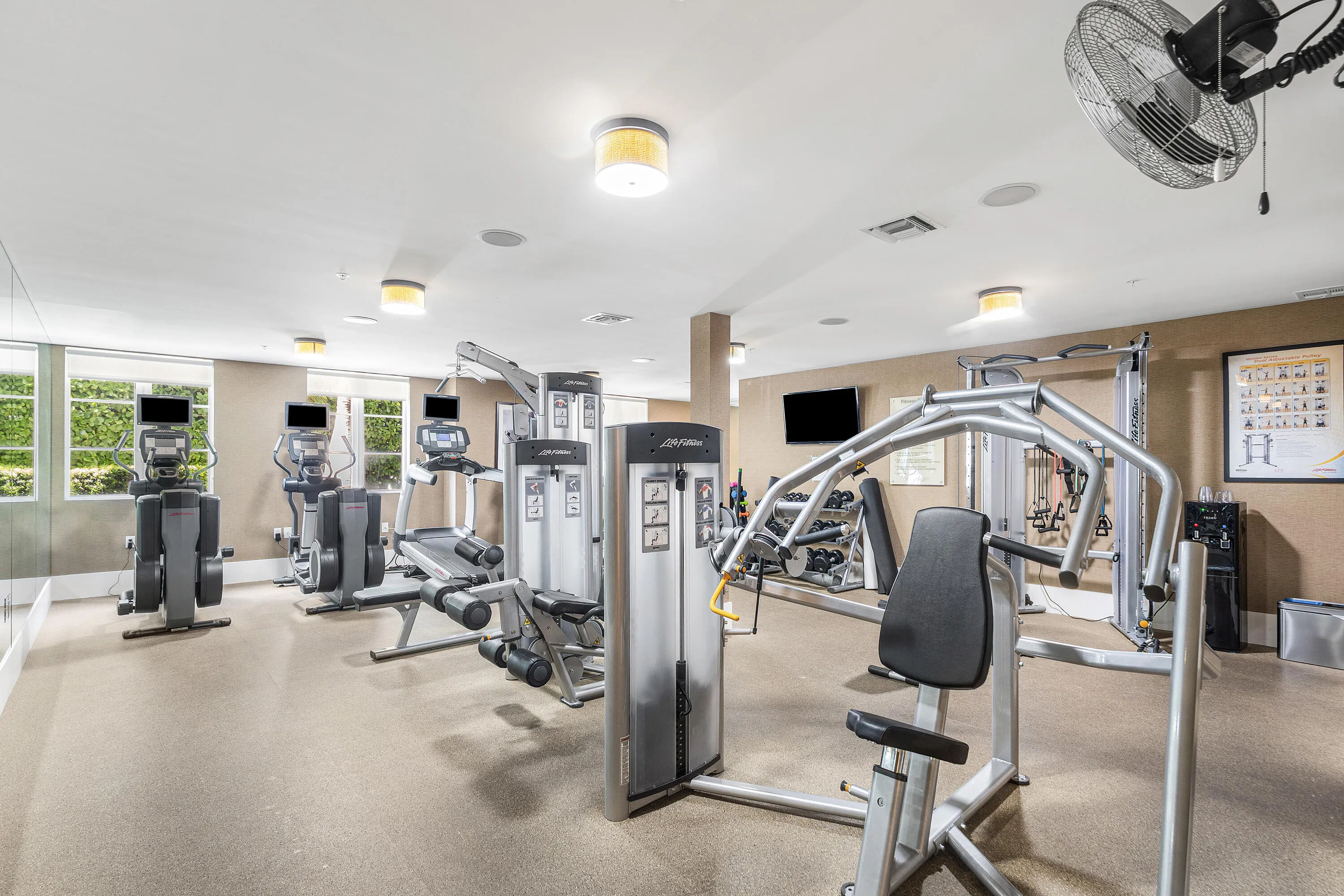 Clean, well appointed gym