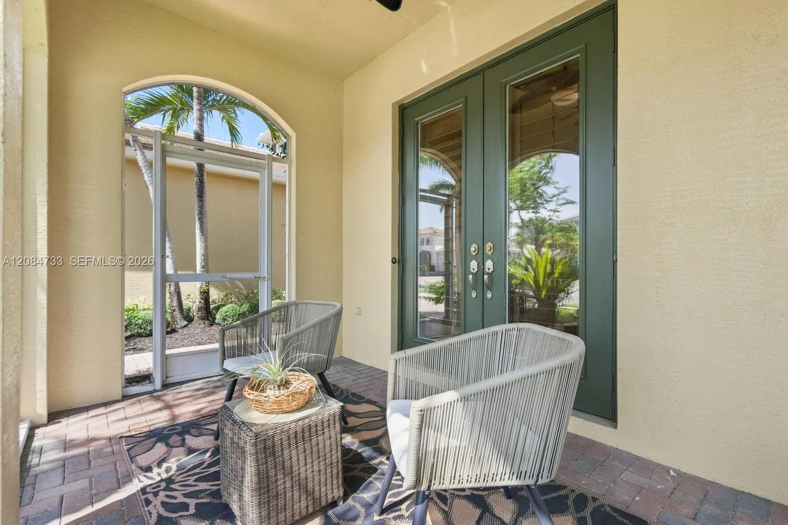 Front porch off Den