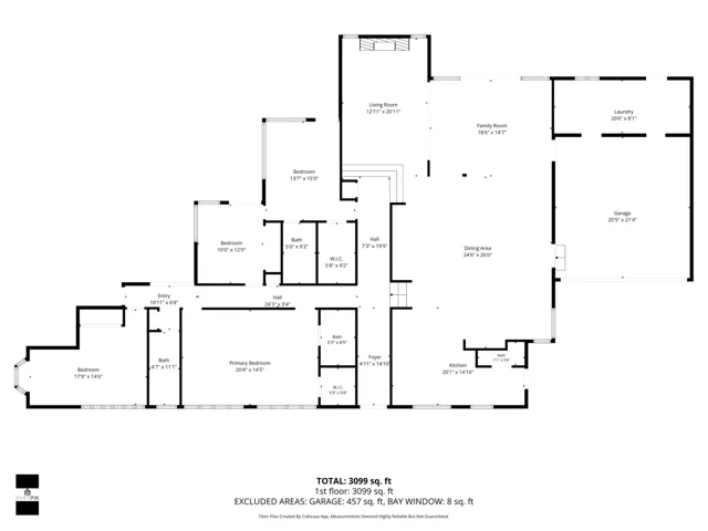 Floor plan estimate, not exact. Buyer to verify all measurements.