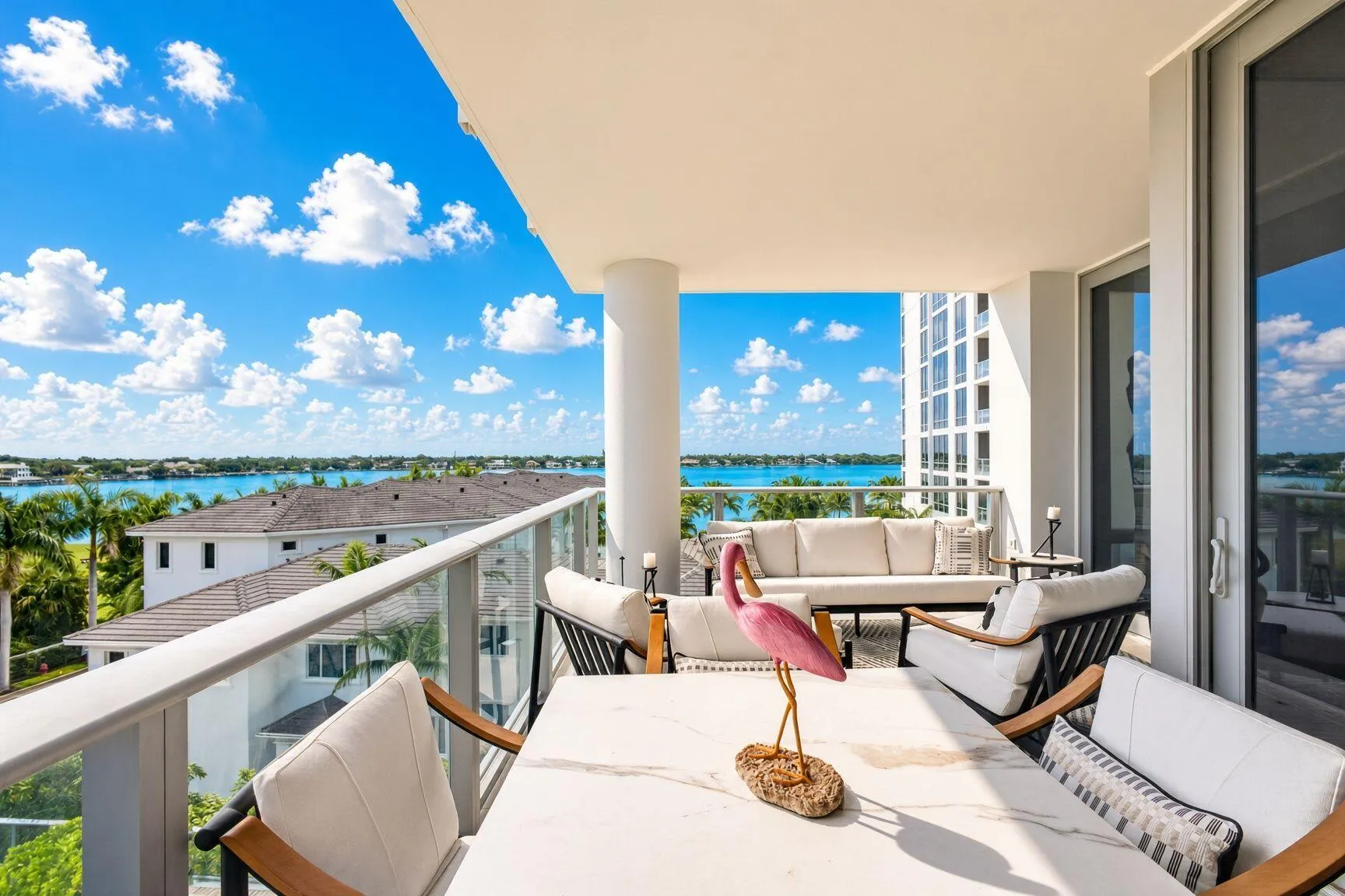 Water view & breezy breakfasts, lunches, Happy Hours and of course dinners ...best seats in town!