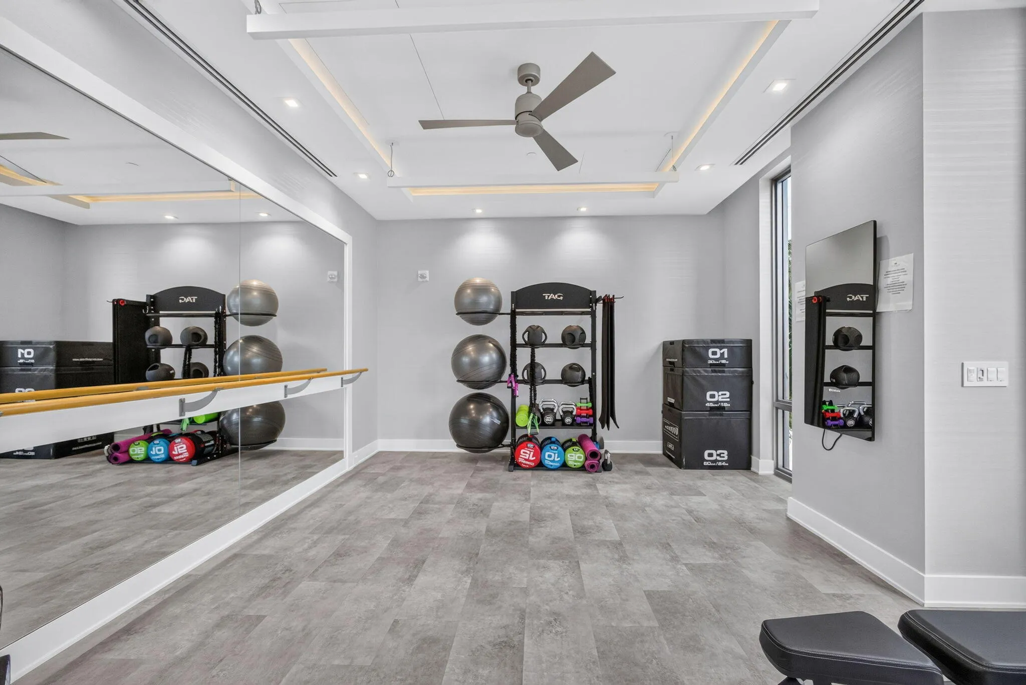 Fabulous, immaculate and very updated exercise room in the Fitness Room