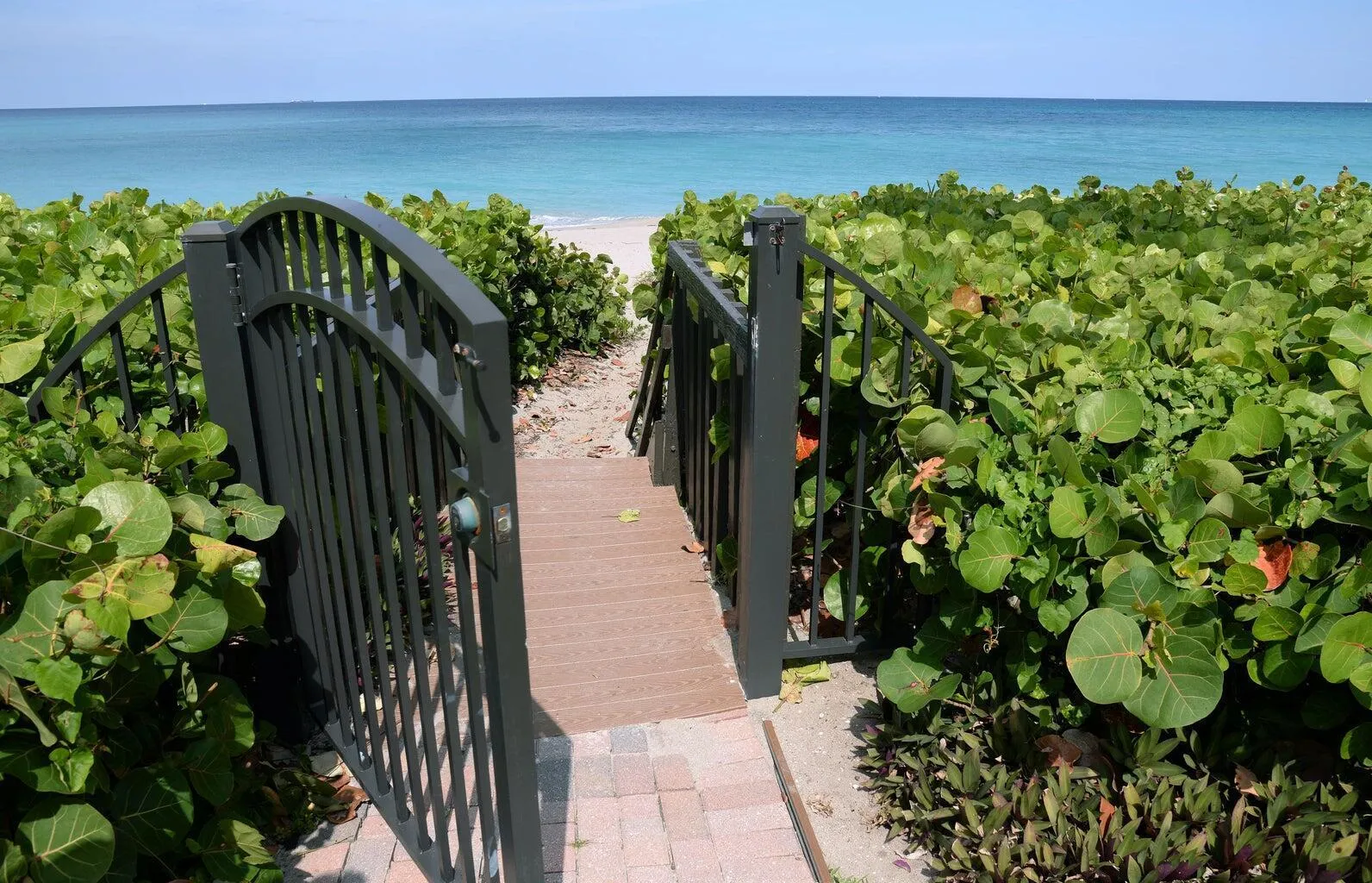 Private Gated Access to Beach