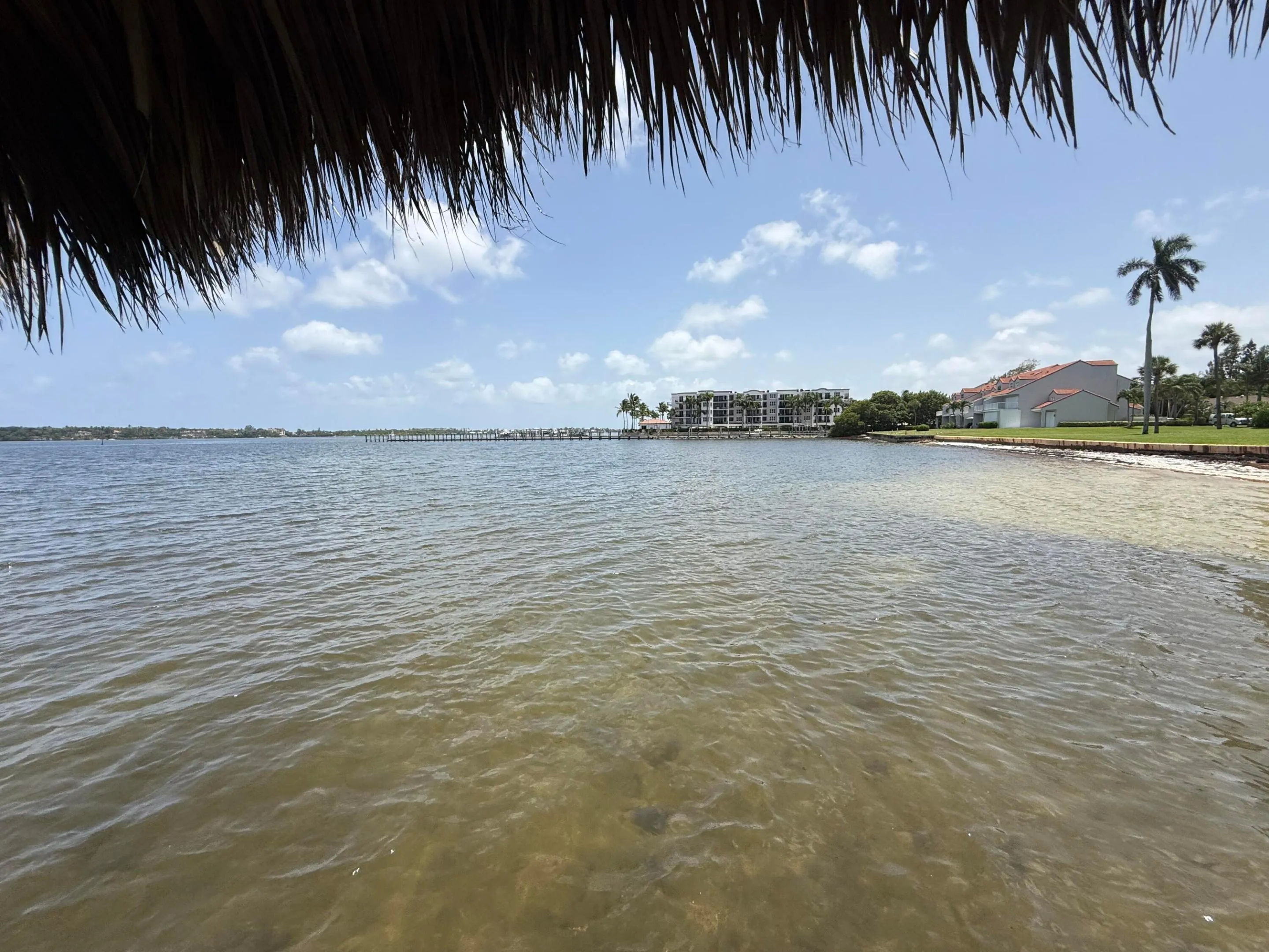 Community Tiki Hut Dock South View
