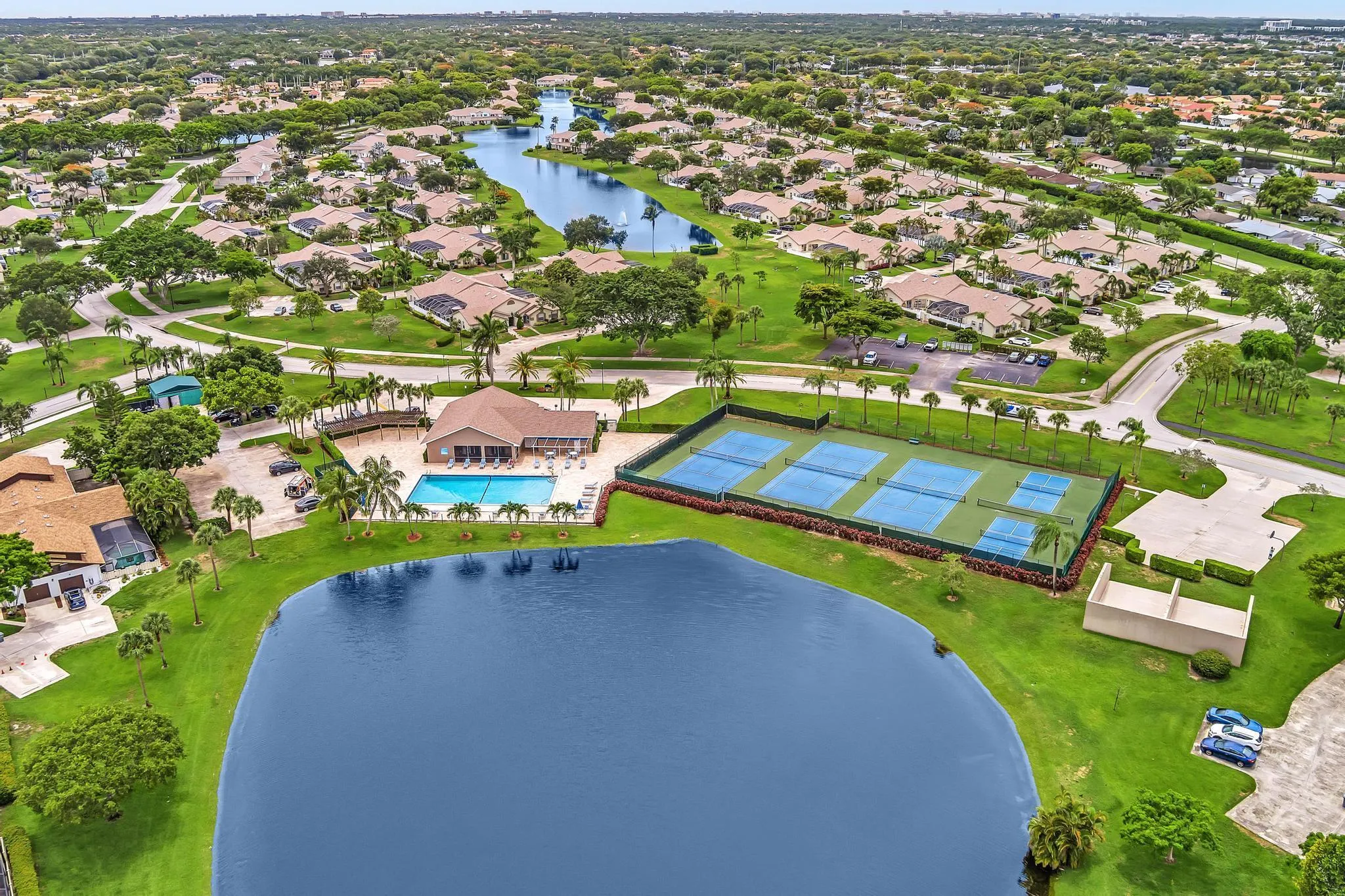Aerial View of the neighborhood