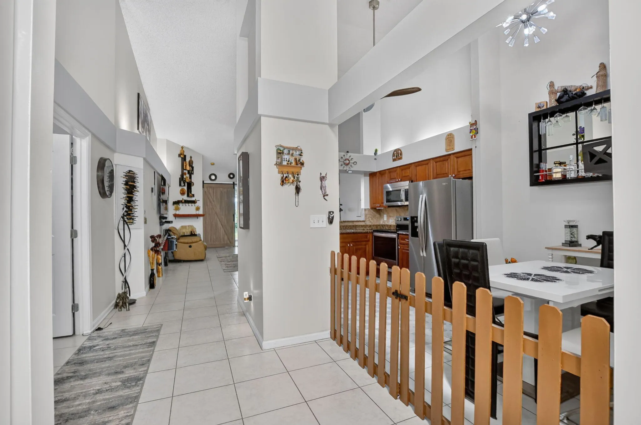 Foyer/ Entry Way View from the front door,