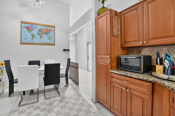 Spacious Kitchen with Eat-In Dining.