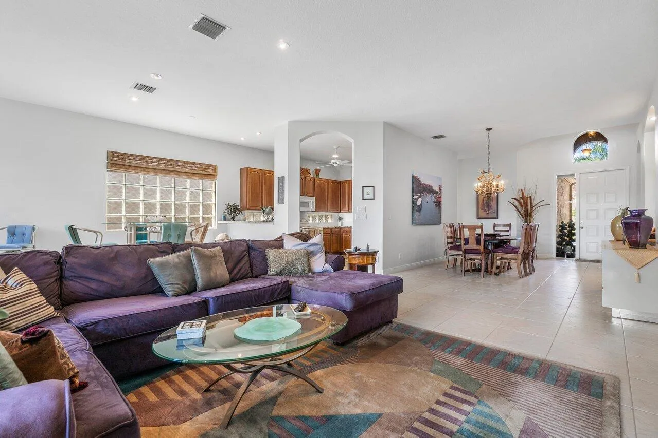 Living Room Looking To Dining