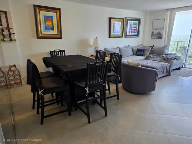 1900 S Ocean Blvd 15-K living and dining
