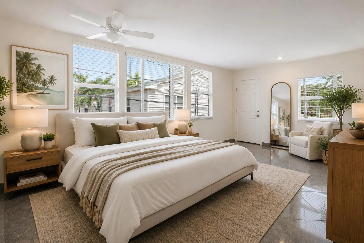 STAGED bedroom