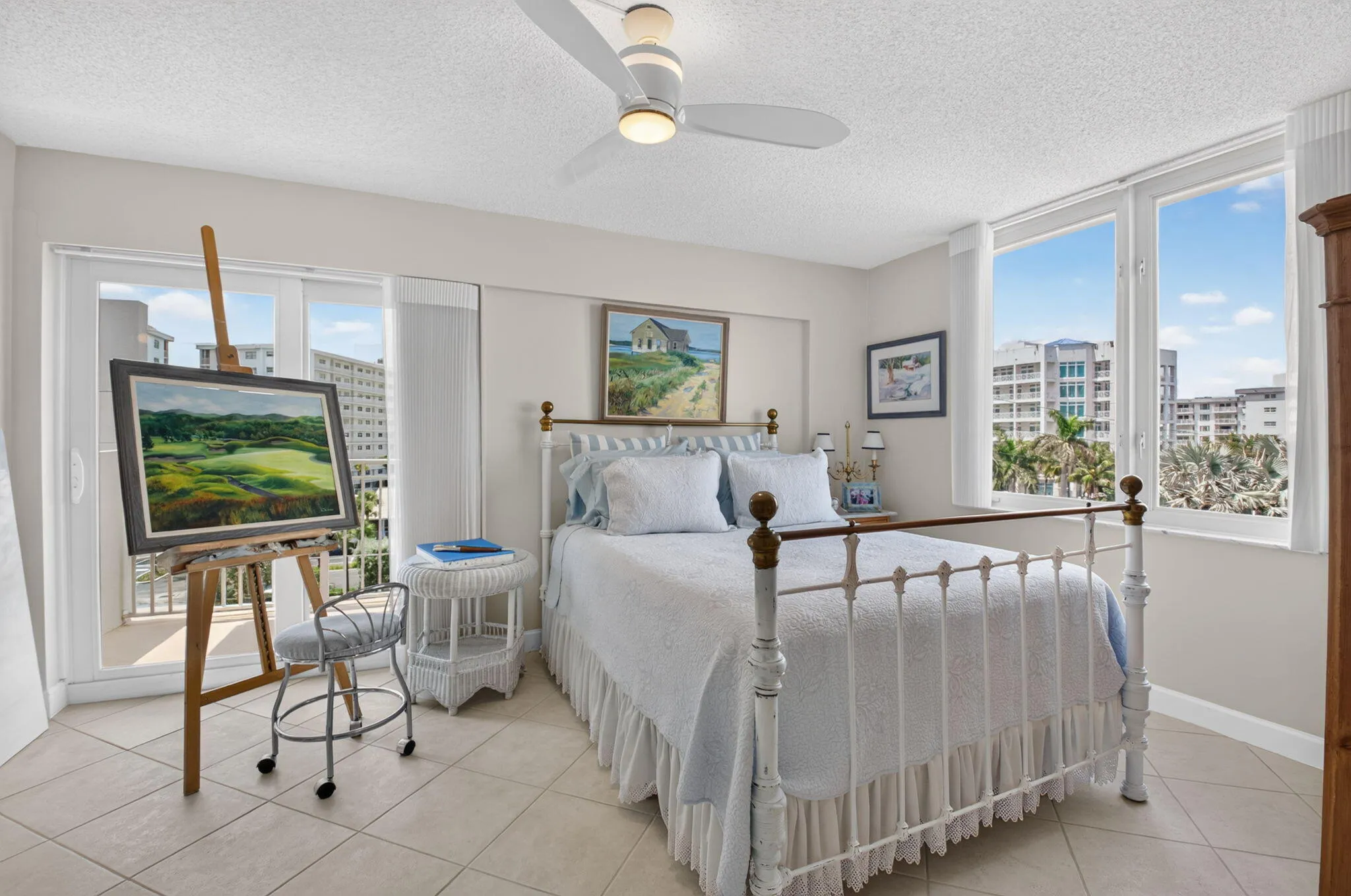 GUEST BEDROOM WITH BALCONY