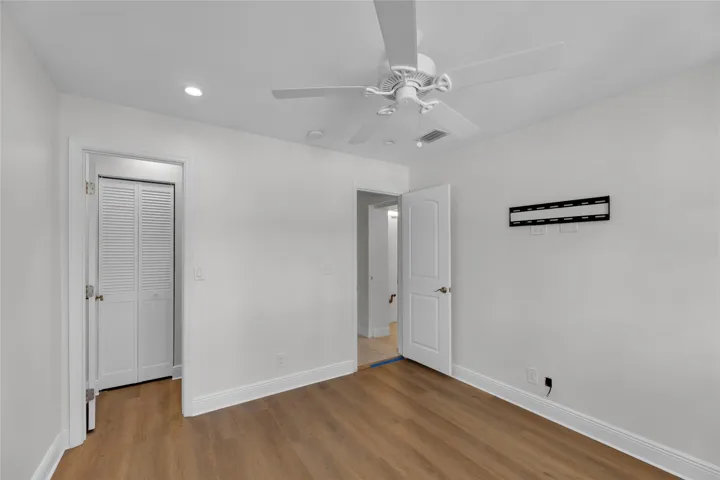 Bedroom with great closet space