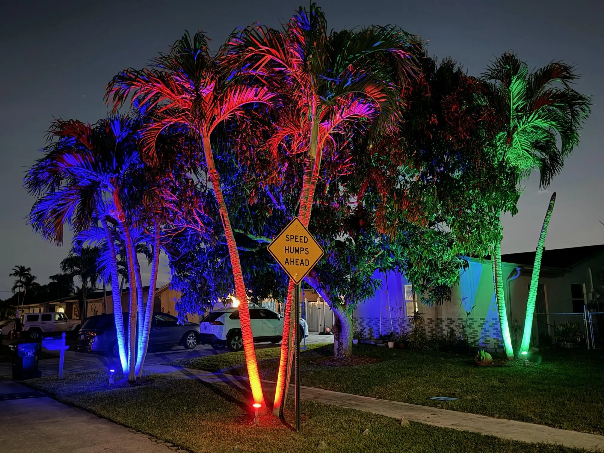 light at night