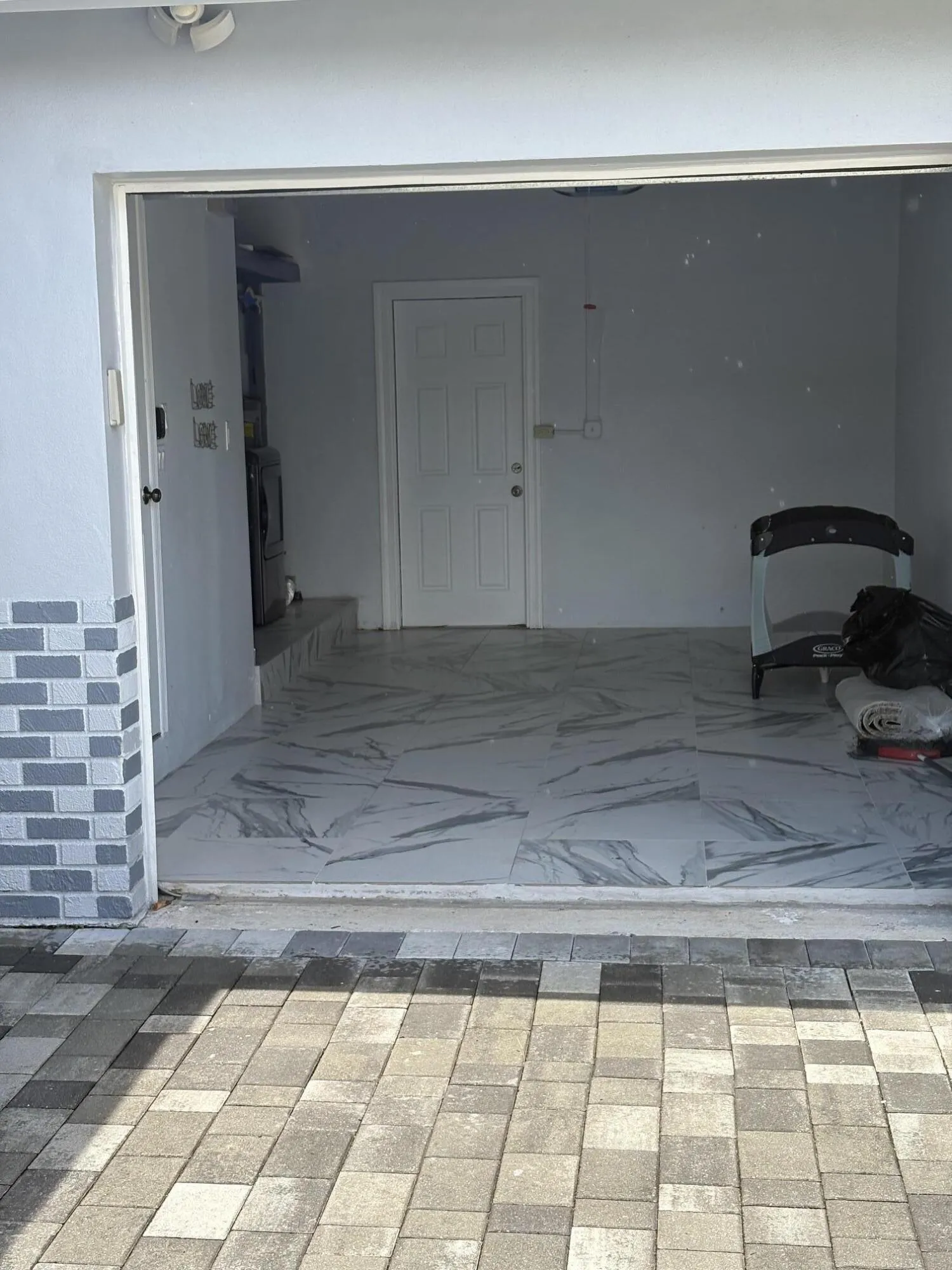 garage opened