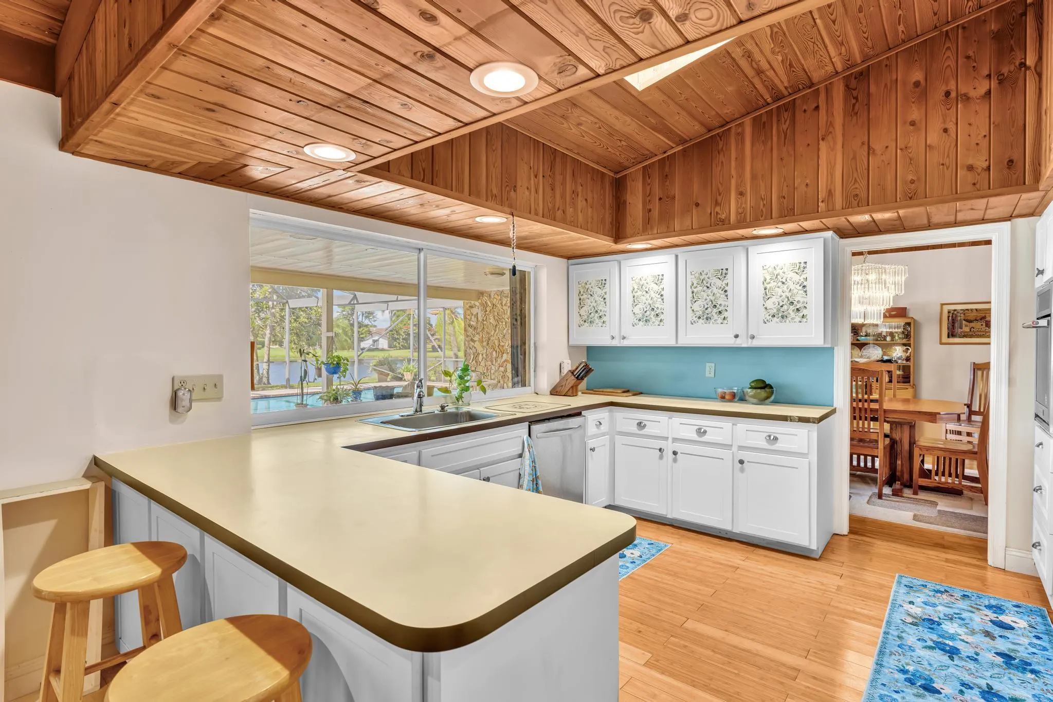 Countertop with barstool space
