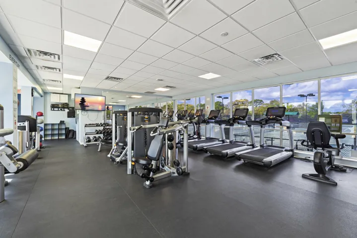 Country club fitness center