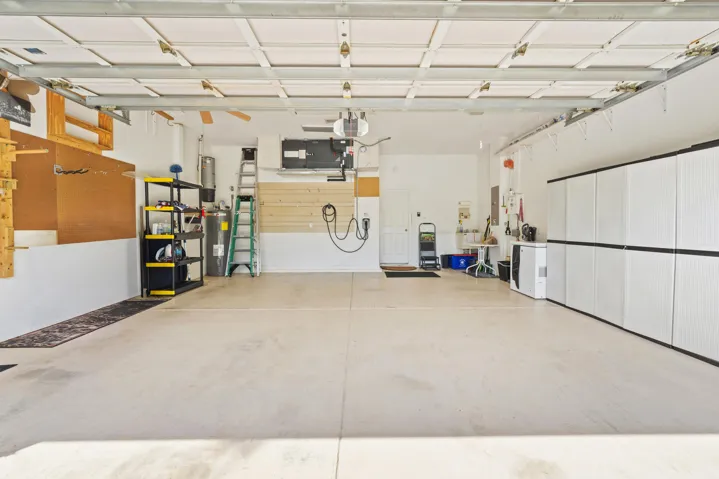 Climate controlled 2 car garage