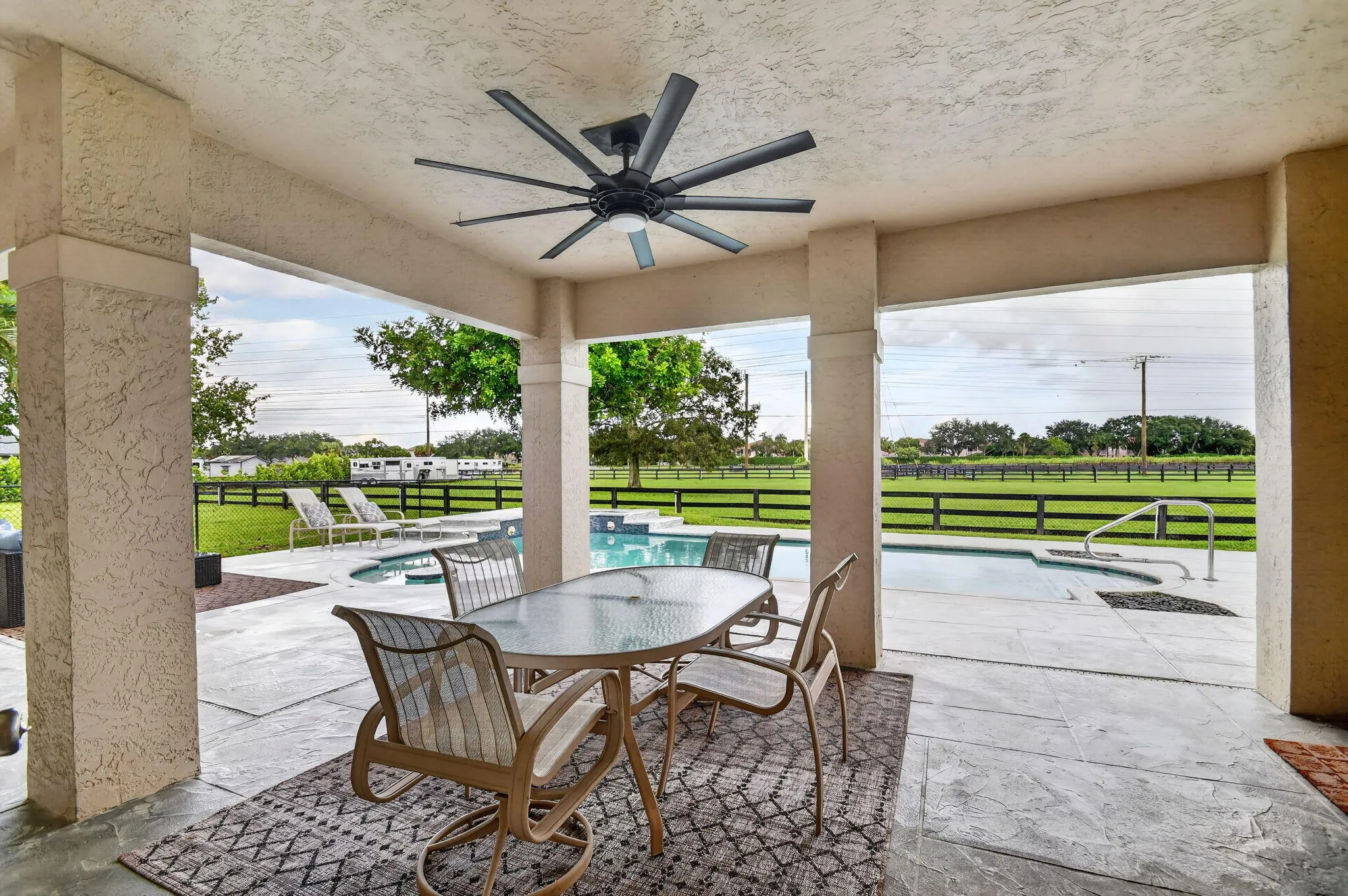 Pool Patio View