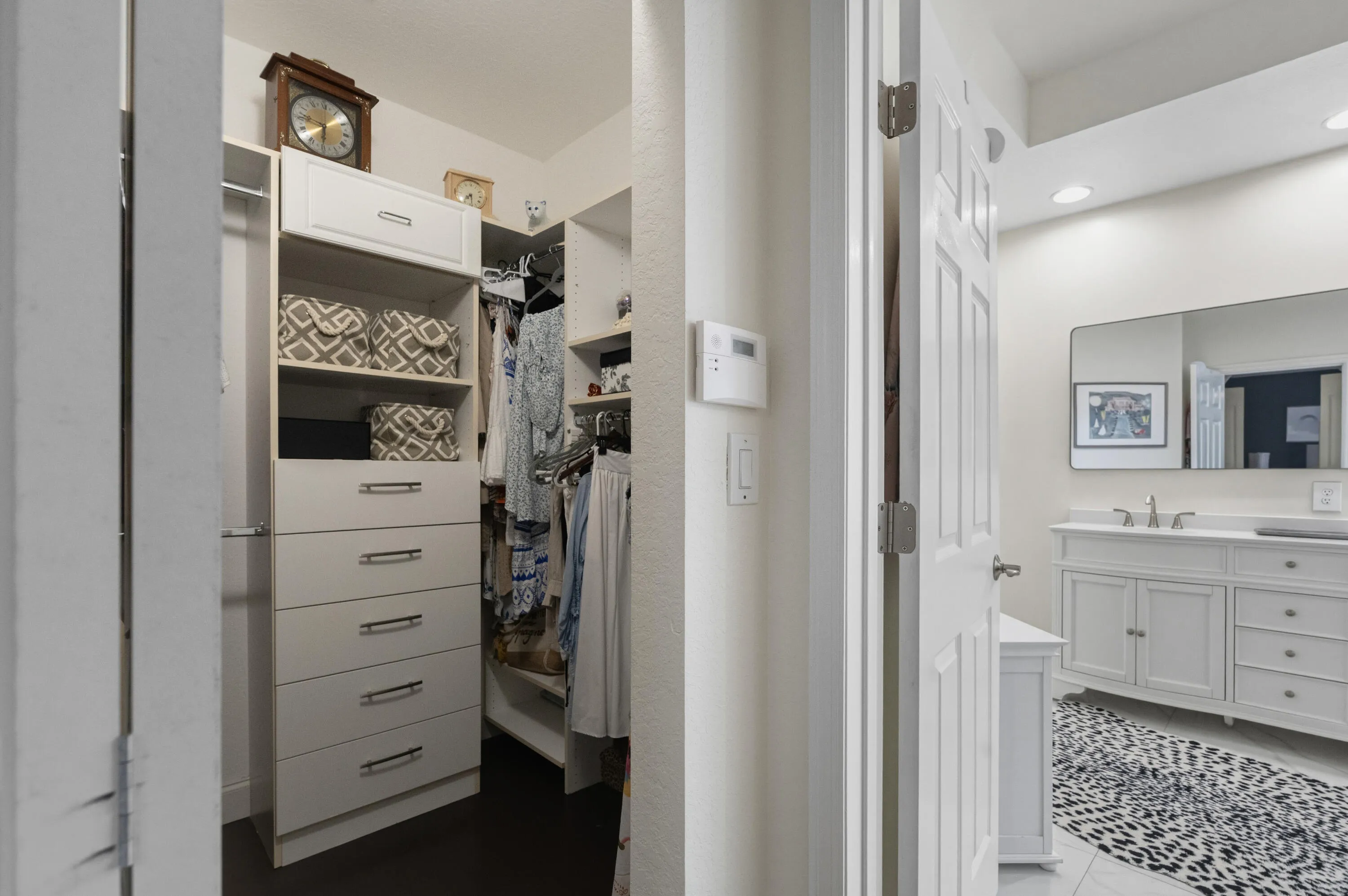 Walk-in closet #1 in Master bedroom
