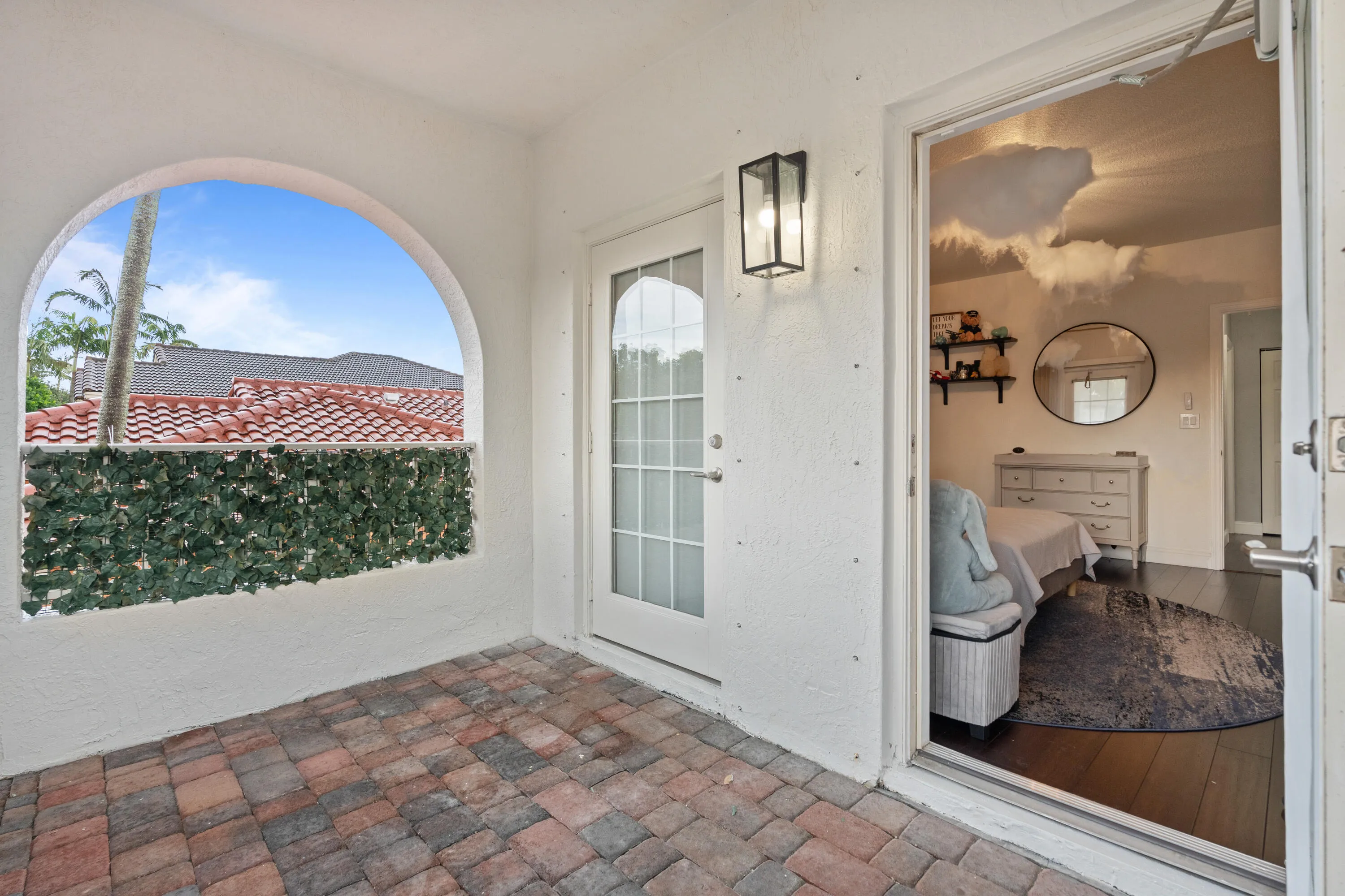 Balcony off 3rd bedroom