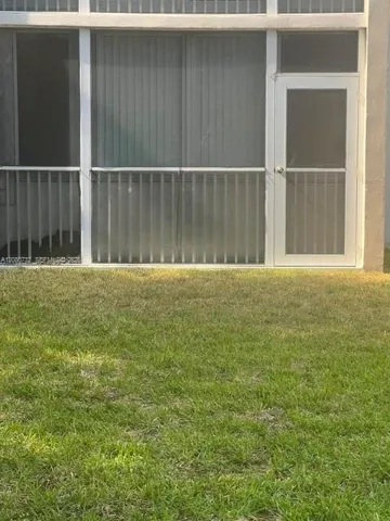 View of unit from garden