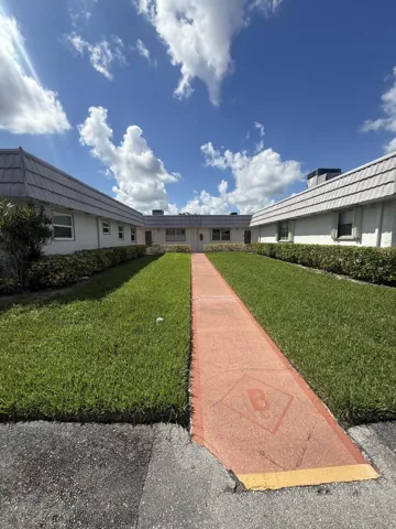 Walkway to villa