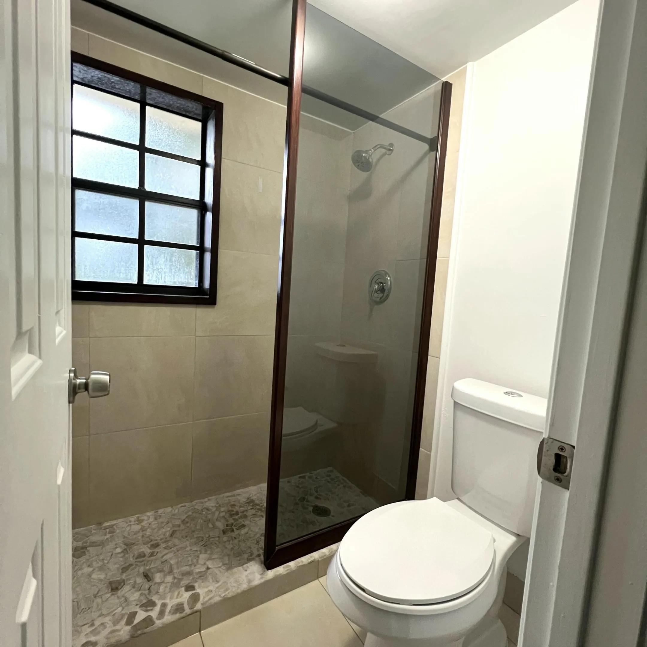 Master shower
