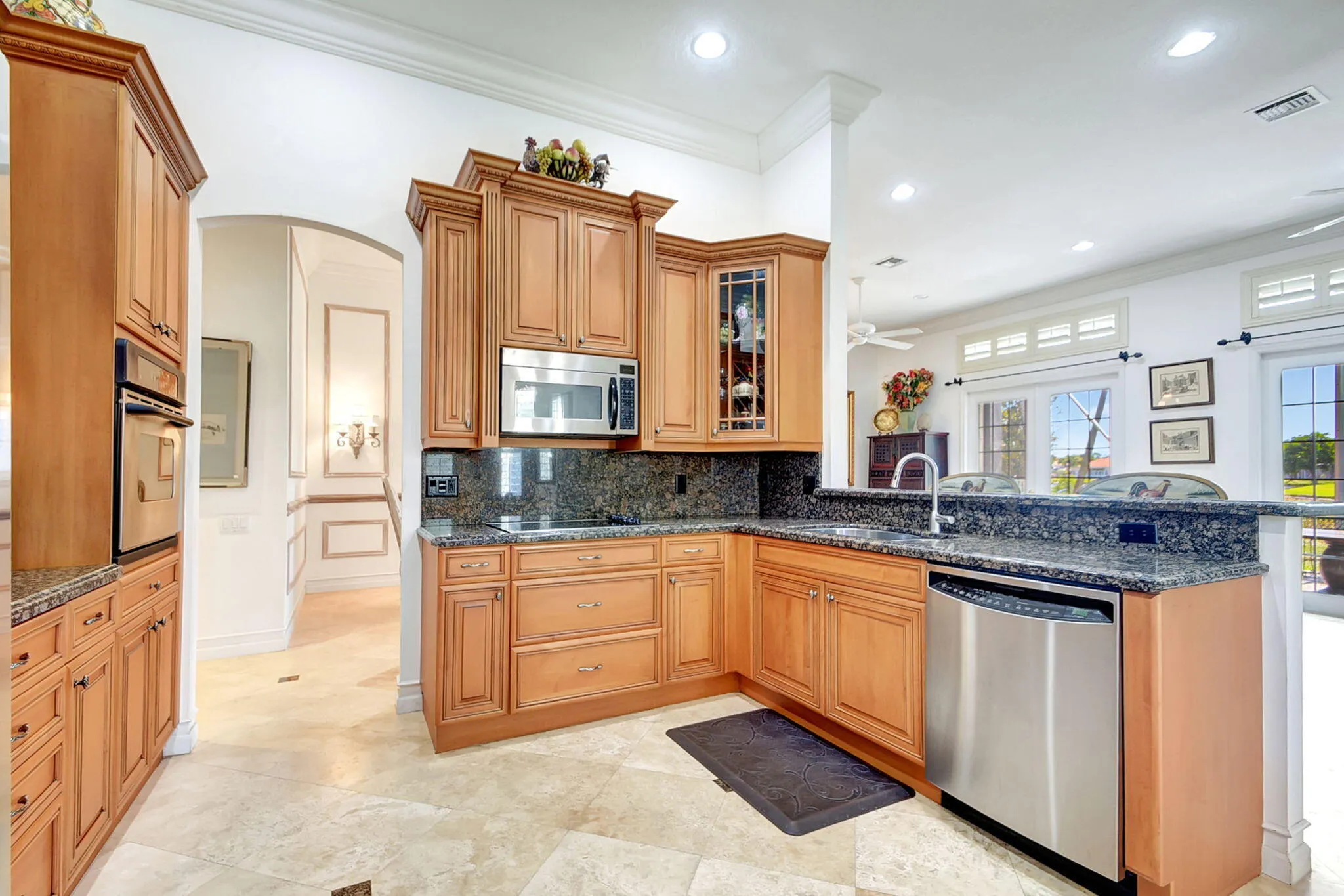 Kitchen to living space