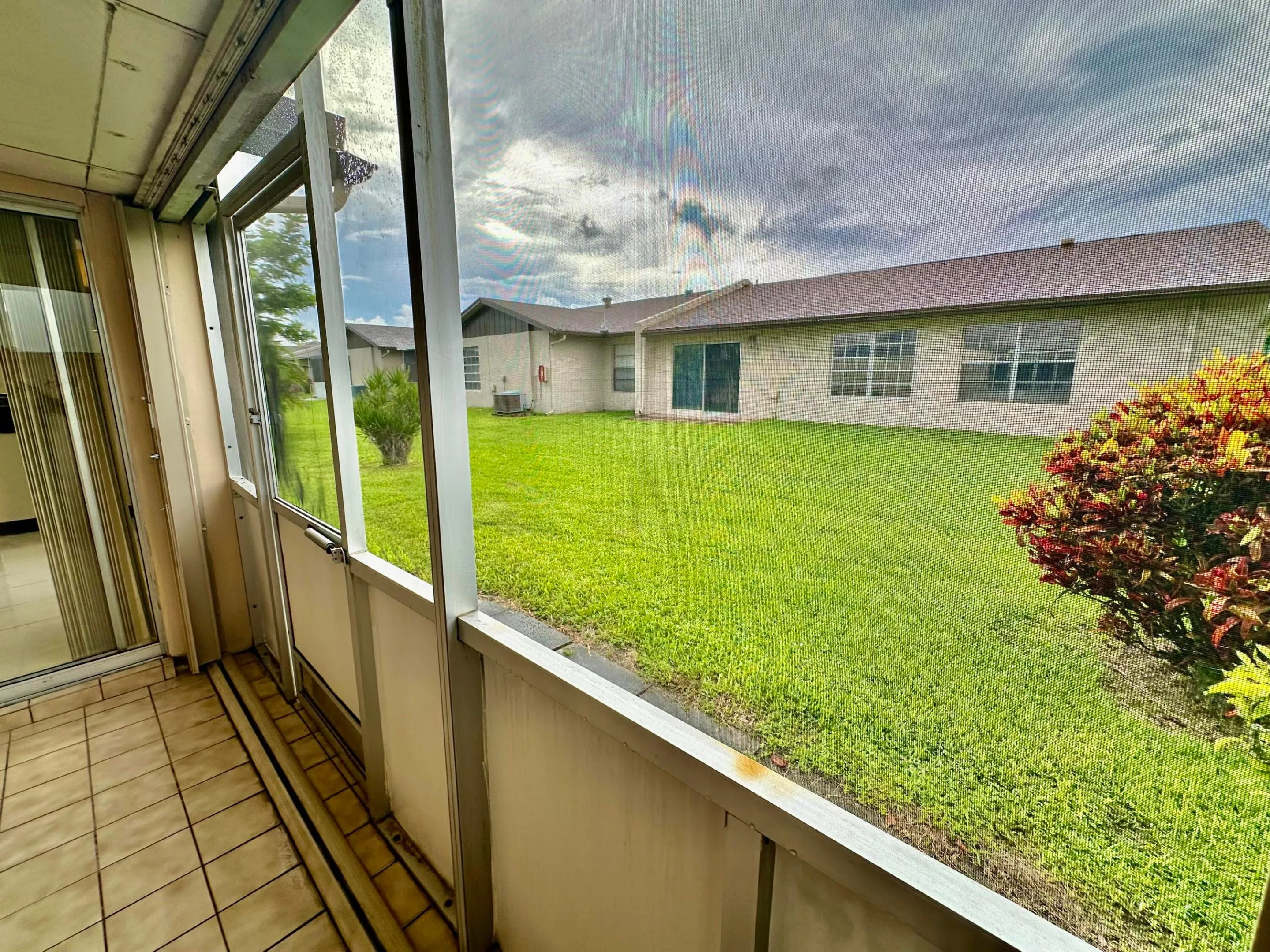 View from the patio