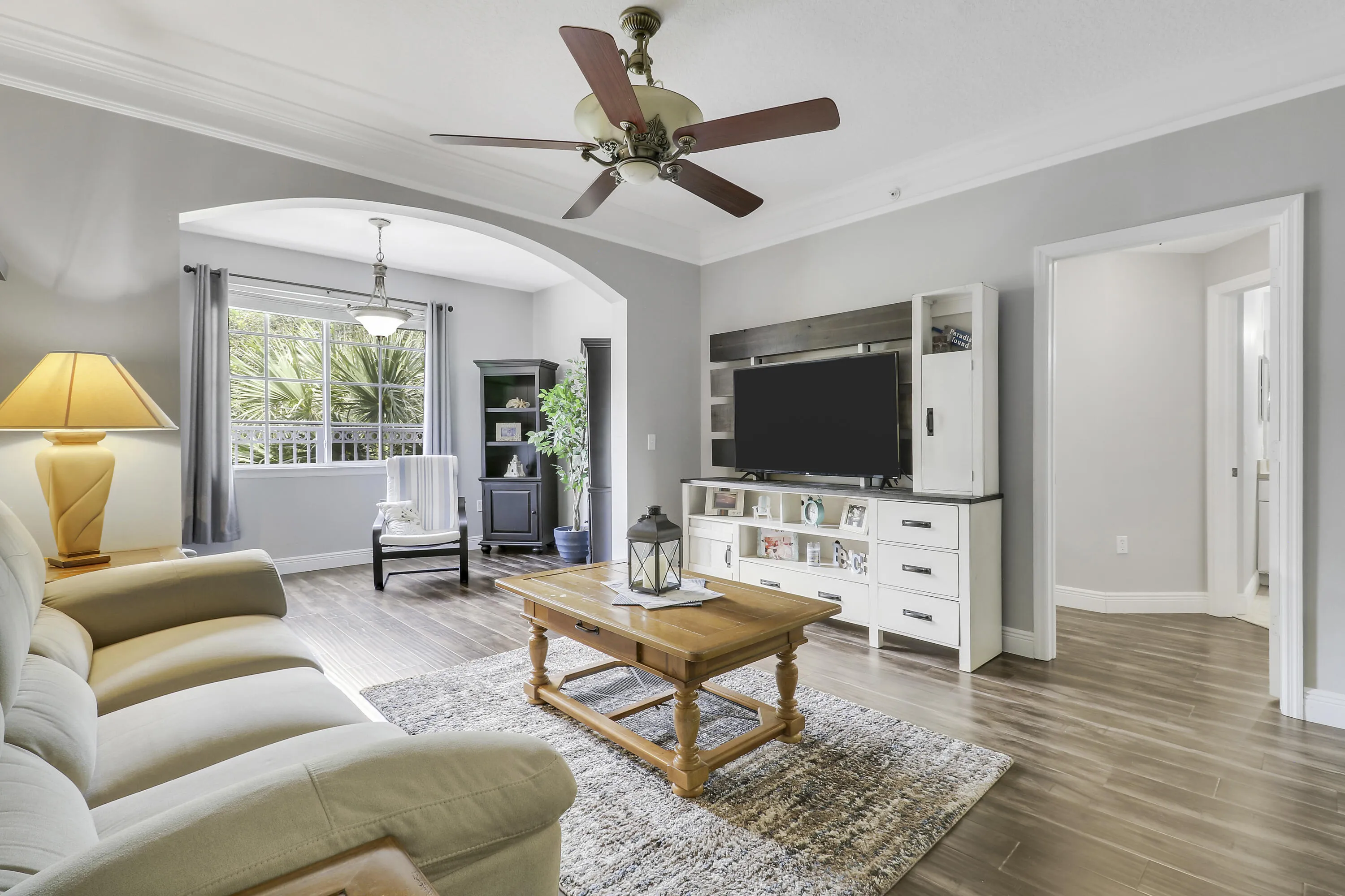 Living Room and Sunroom
