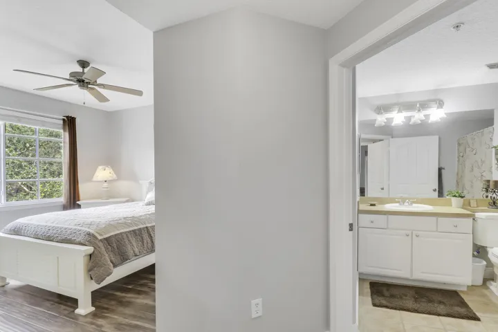 Primary Bedroom and Bathroom