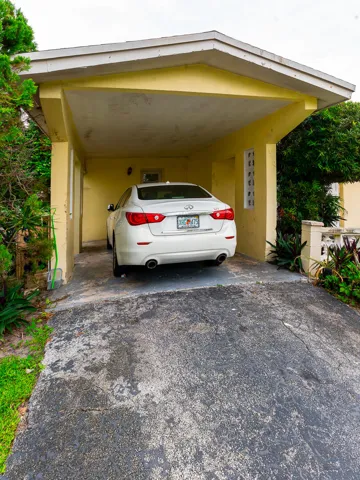 Carport structure providing covered parking