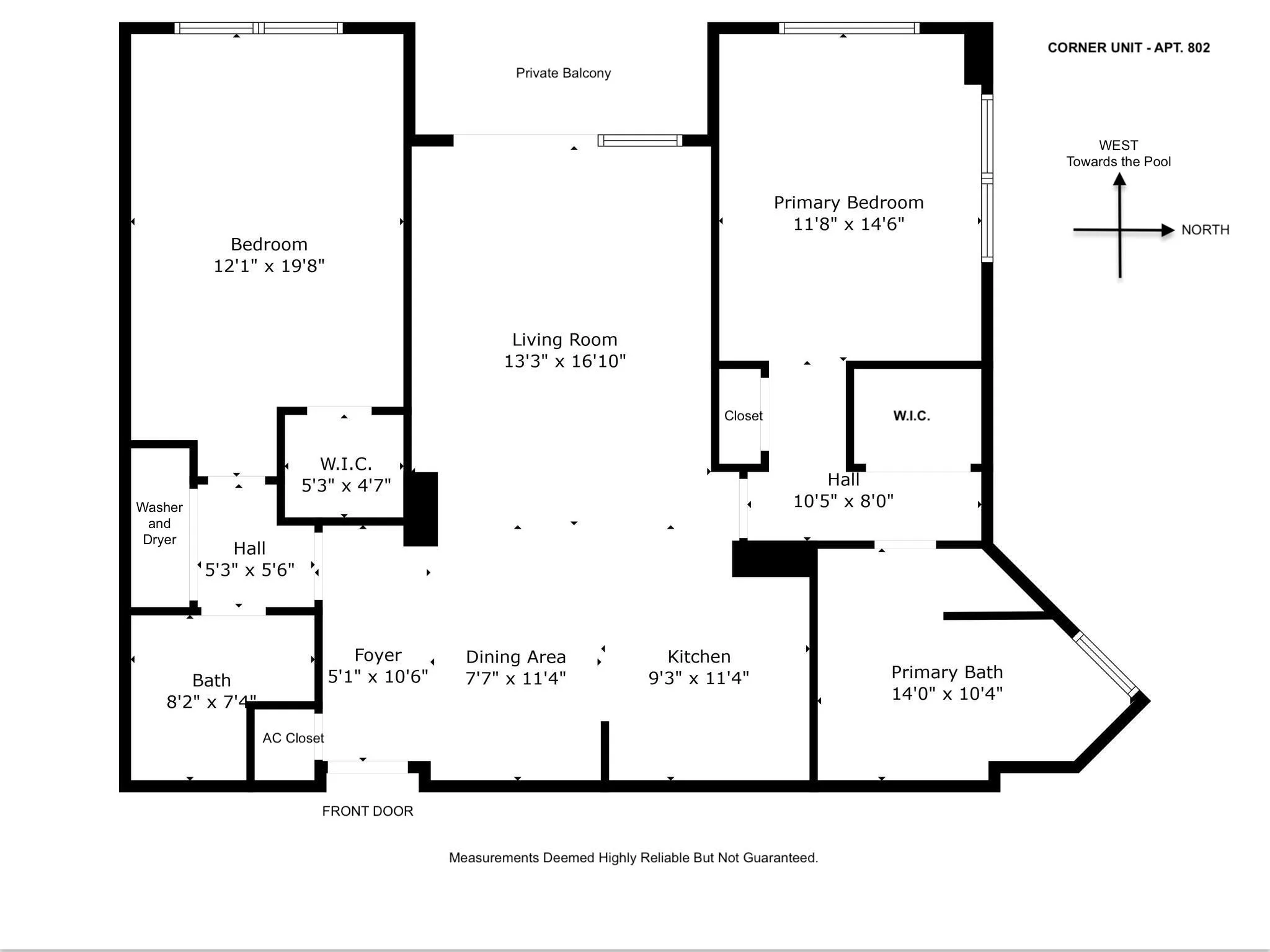 Floorplan - Palmetto Place Apt. 802
