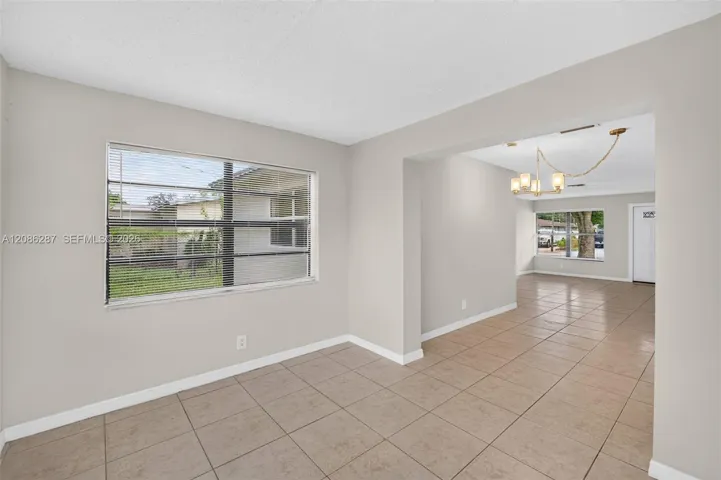 Family Room facing Dining Area and Living Room