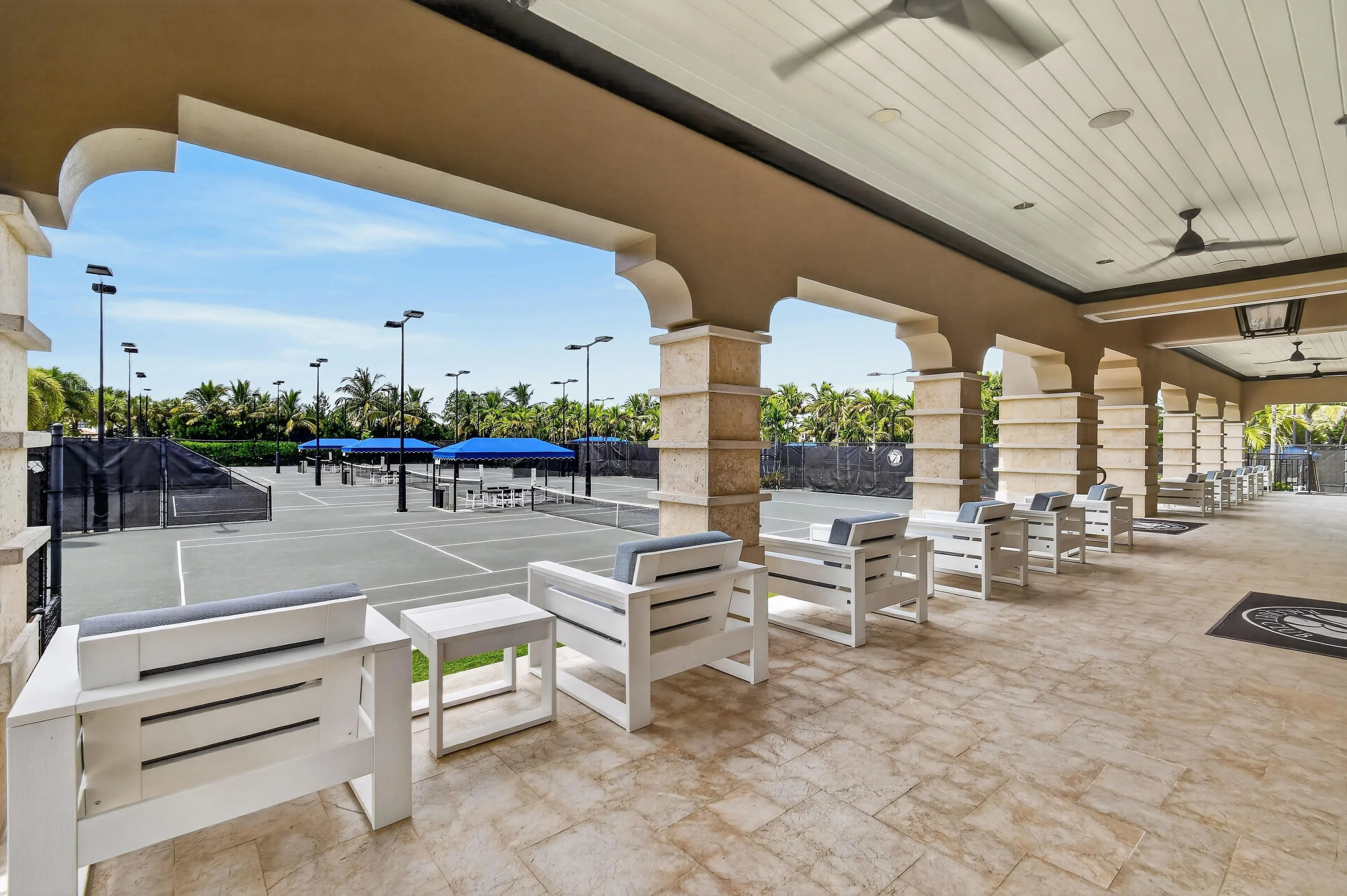 Tennis Court Seating