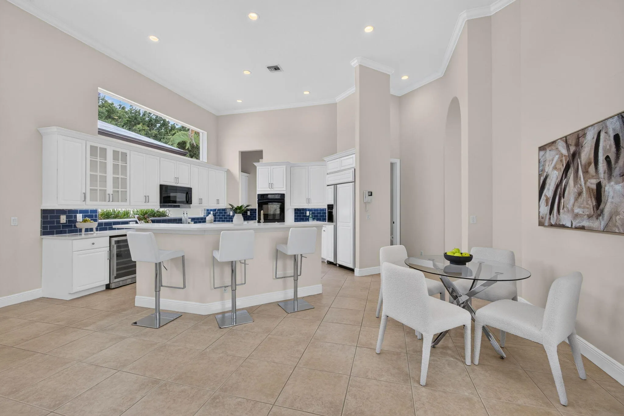 Newly refreshed kitchen