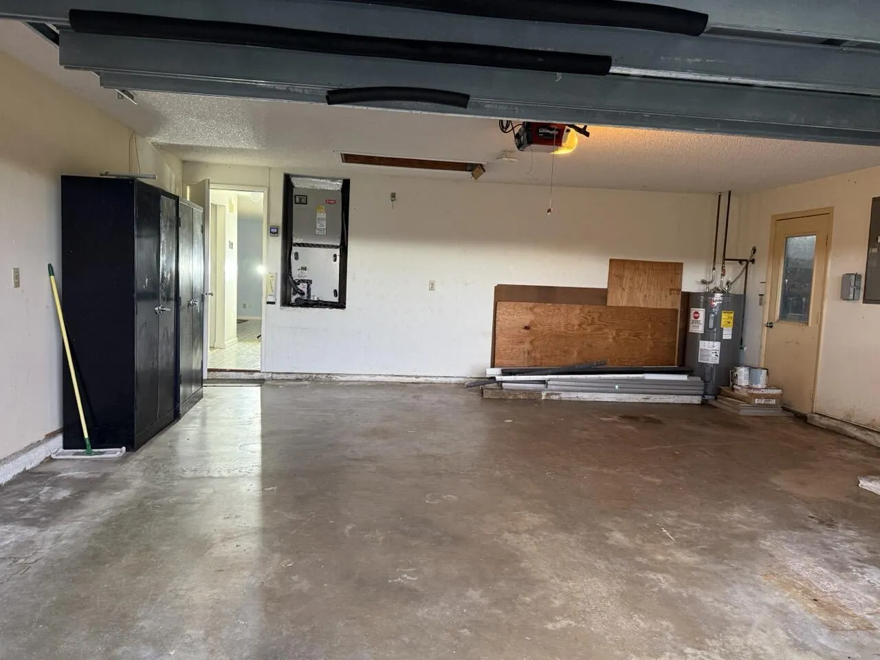 Two car garage