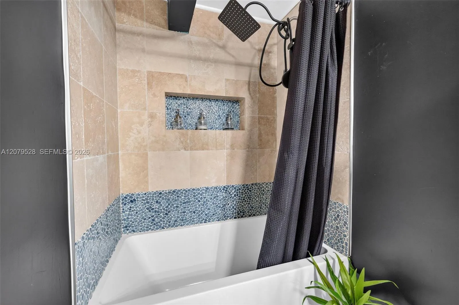 Guest Bathroom w/in Bedroom 4 area w/ beautiful updated bathroom, tub/shower combo