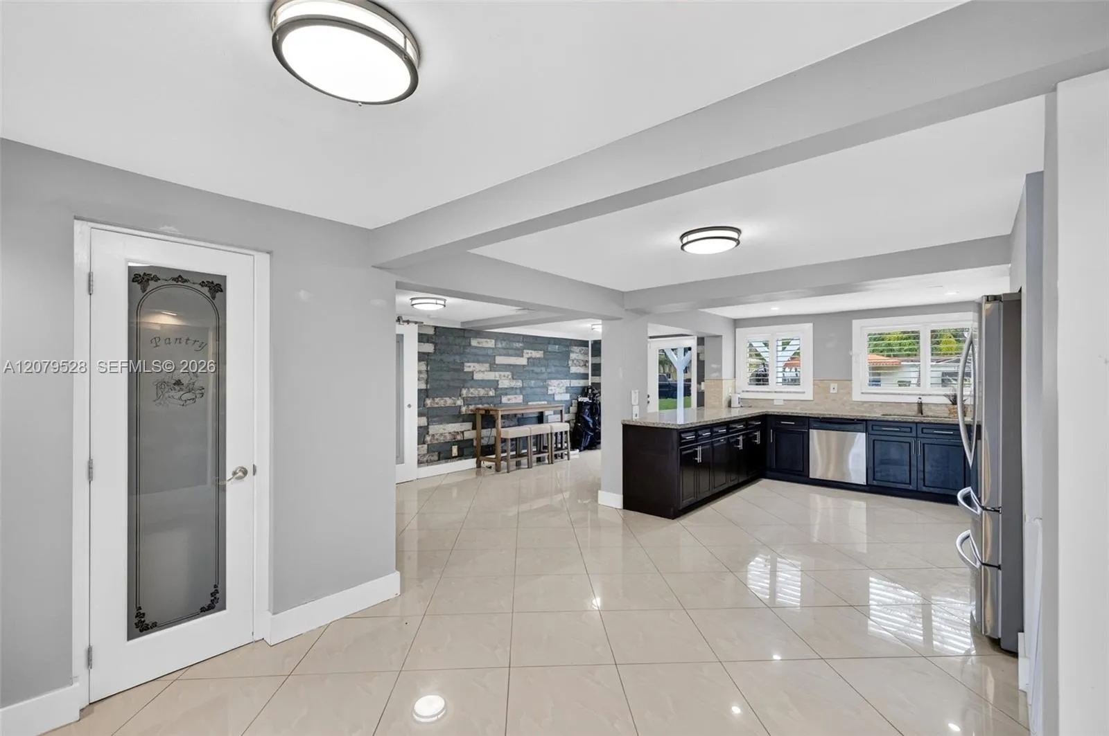 Walk in pantry w/ tankless water heater