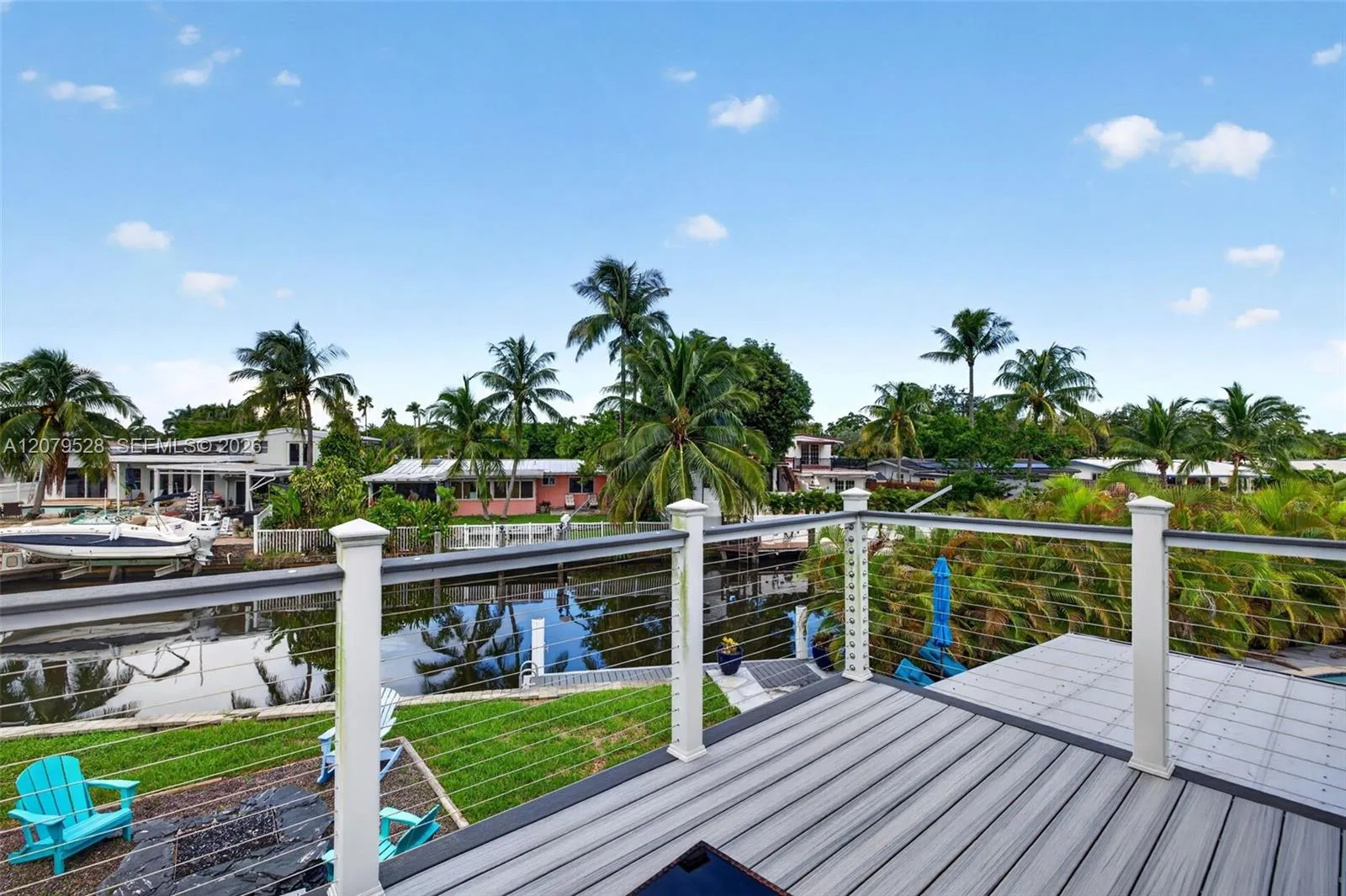 Beautiful decking. Upper Floor balcony - great views