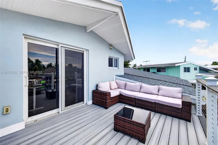 Beautiful decking. Upper Floor balcony