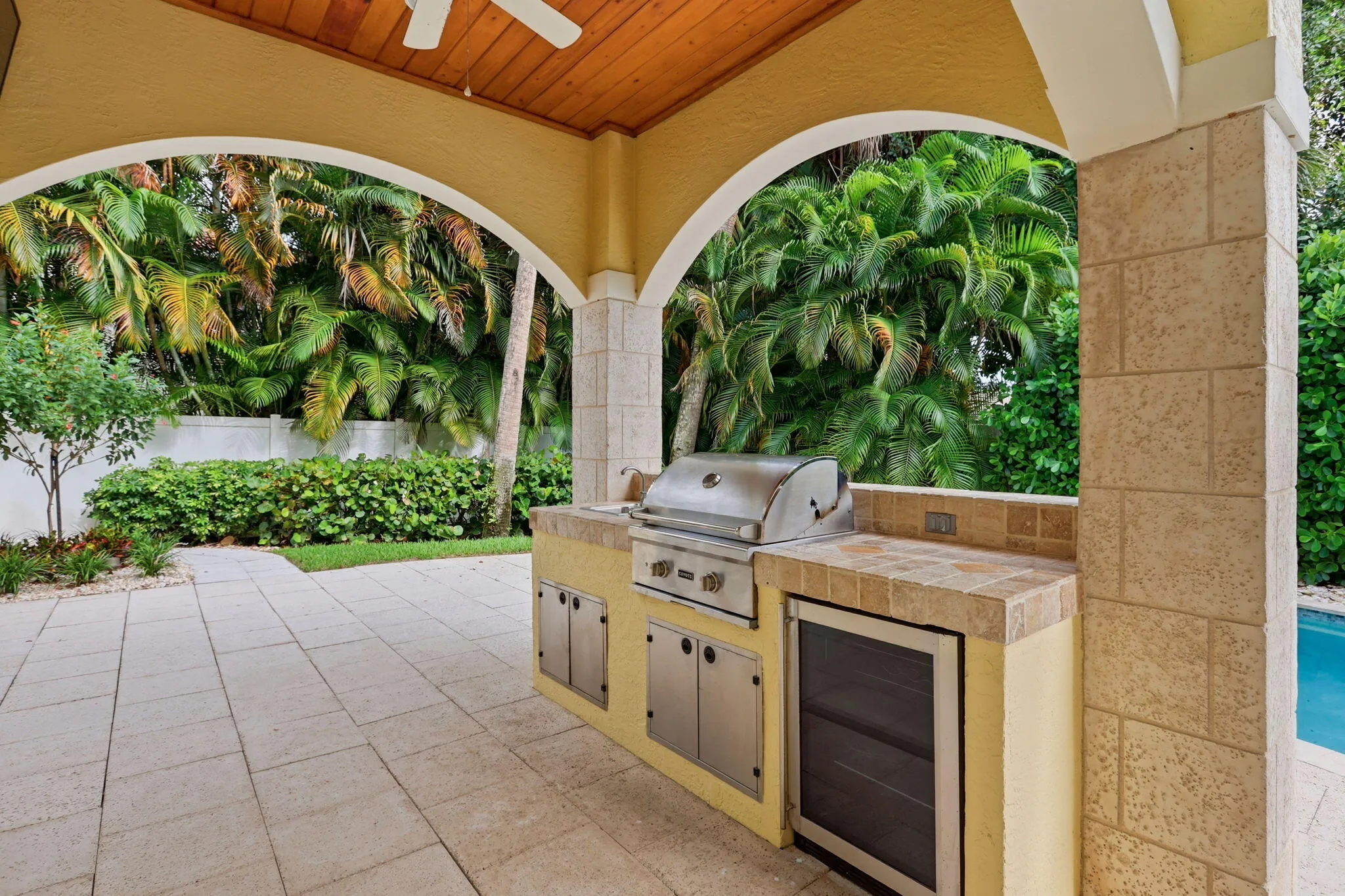 Outside Summer Kitchen