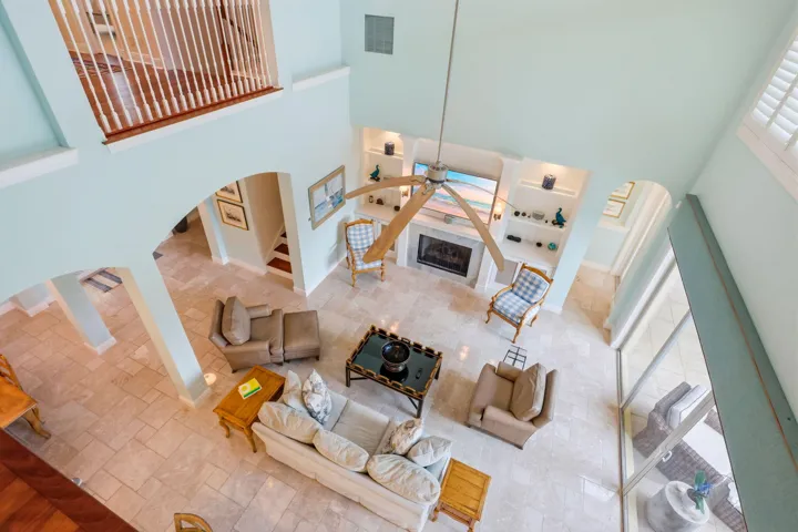 Looking down from Upstairs