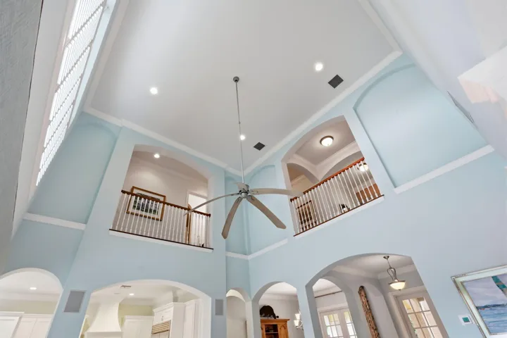 Looking up from the Living Room