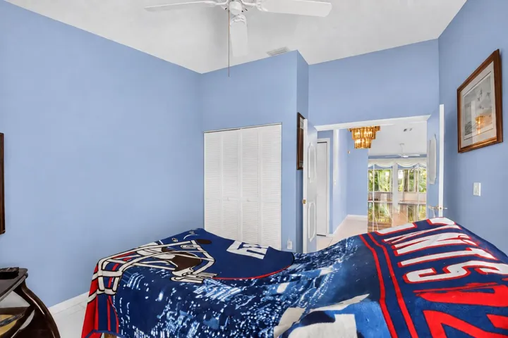 Guest bedroom conveniently located near the front entry.