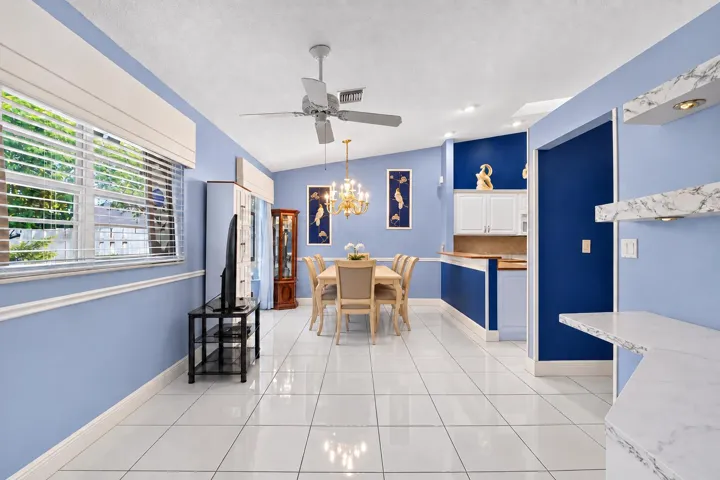 Spacious kitchen with breakfast area and plenty of natural light.