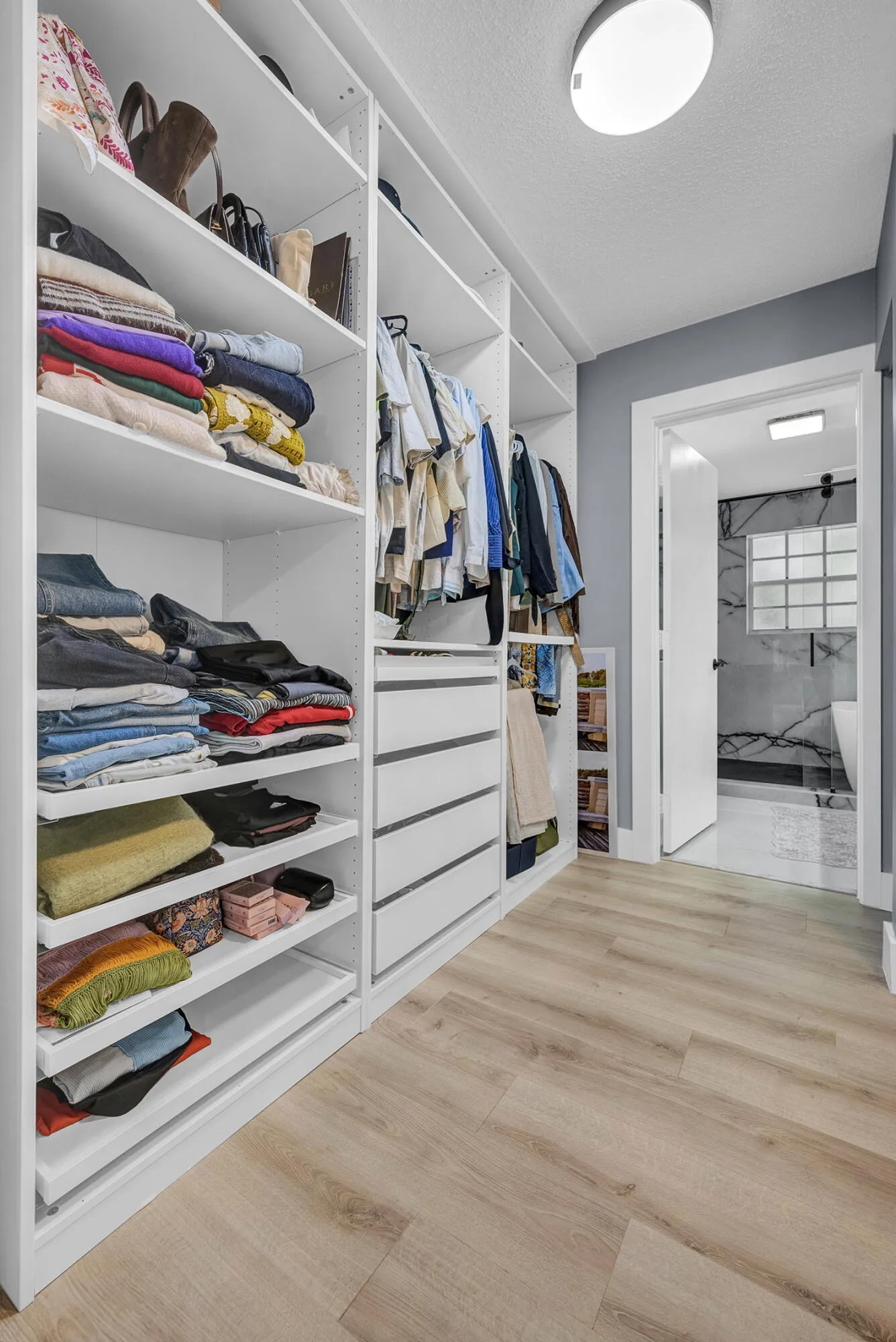 Custom Built Walk-In Closet