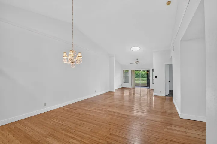 Large open floor plan with extended living room