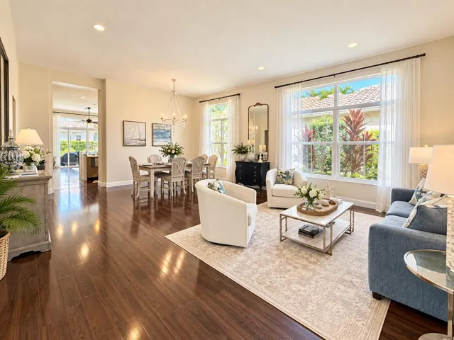 Living Room and Formal Dining Area