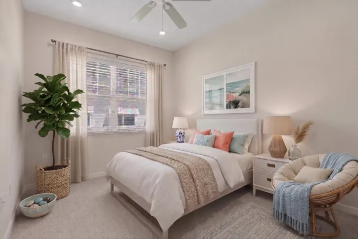 Virtually staged Bed 3